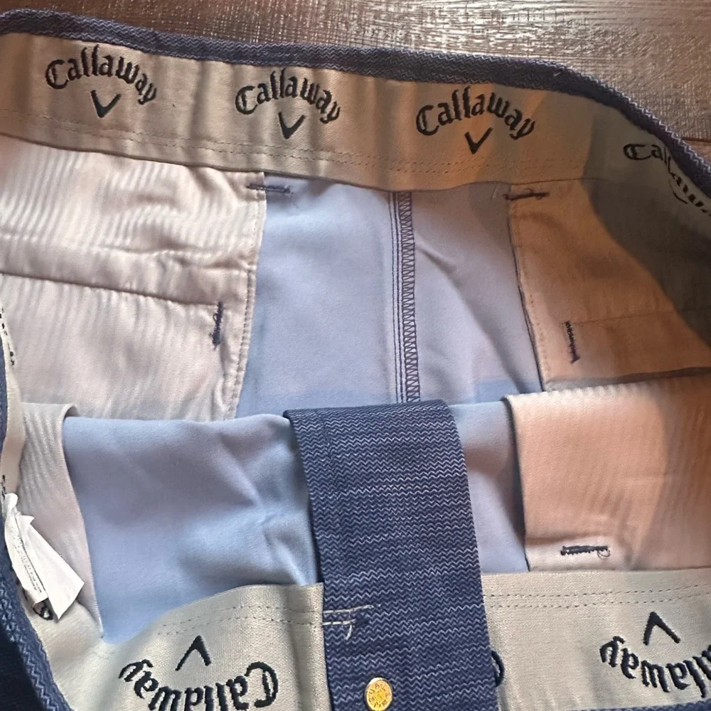 Callaway Navy Chevron Golf Shorts